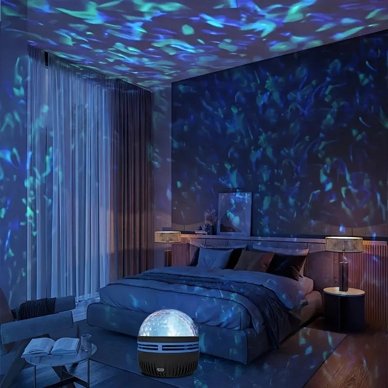 Water Ripple RGB Atmosphere Projector Lamp with Remote Control