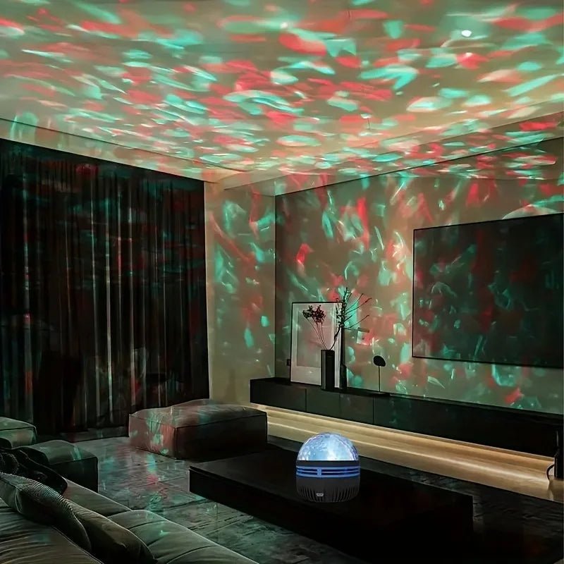 Water Ripple RGB Atmosphere Projector Lamp with Remote Control