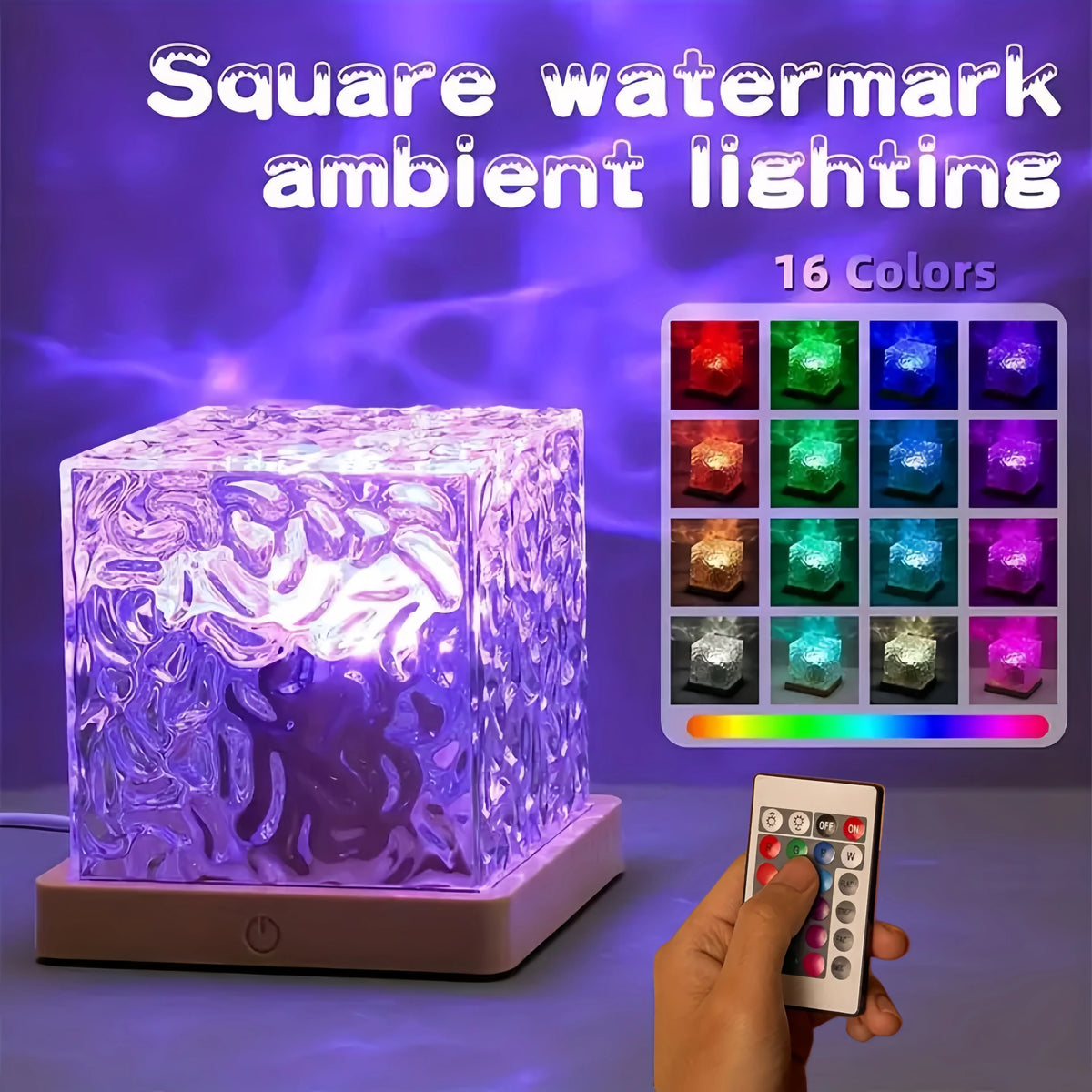 Galaxy Water Ripple Projector Lamp