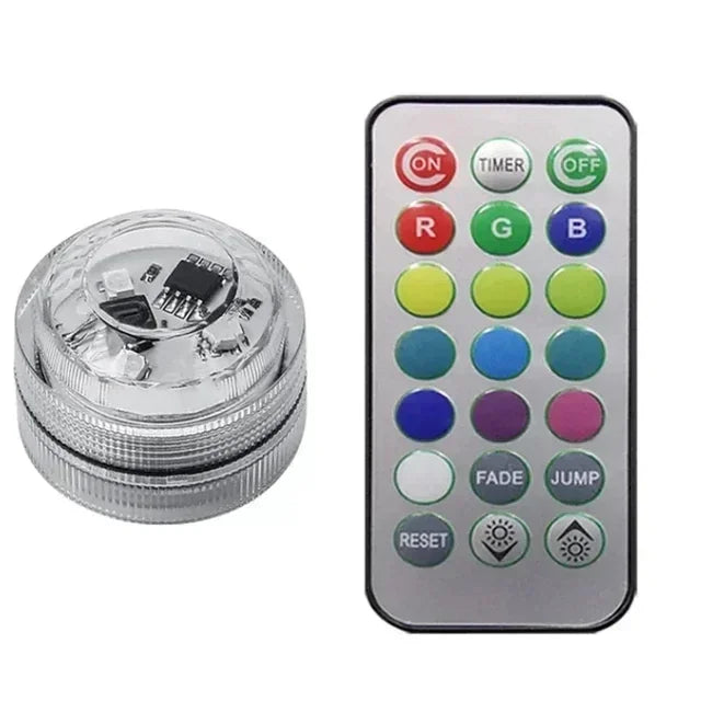 Wireless RGB Adhesive Accent Lights with Remote Control