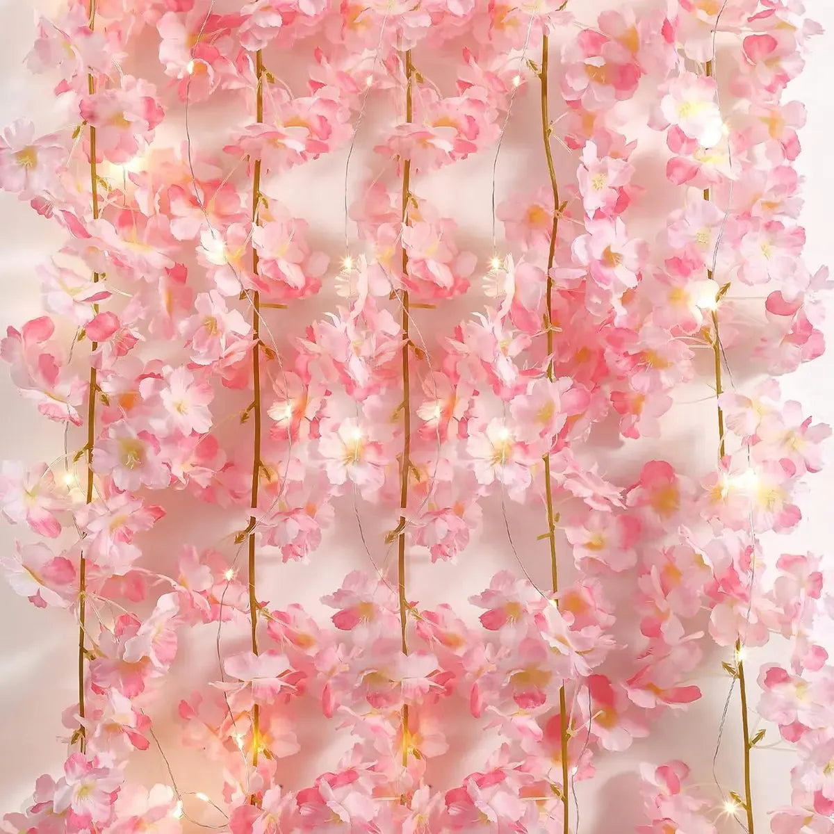 Cherry Blossom Fairy String Lights | Warm White Floral Garland