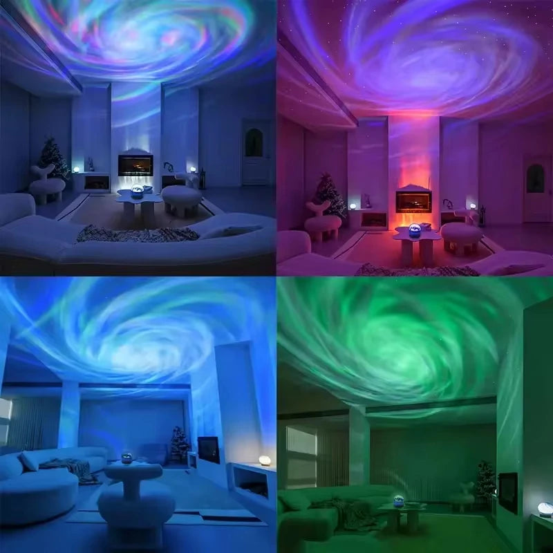 LED Galaxy Sky Projector Night Light with Remote Control