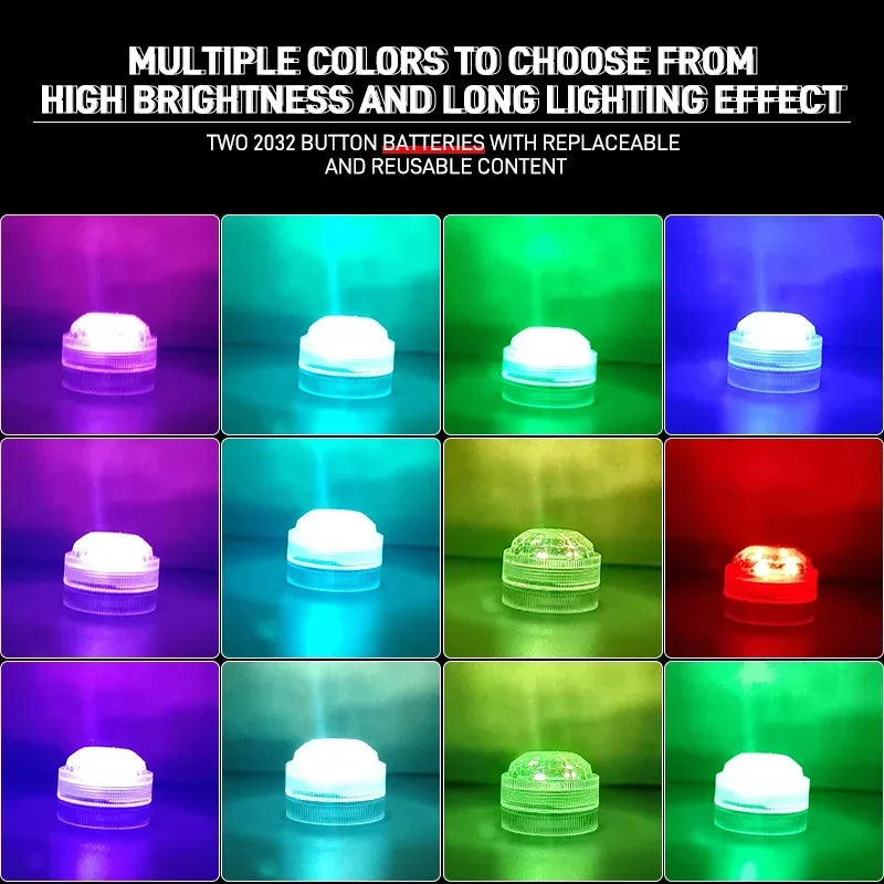 Wireless RGB Adhesive Accent Lights with Remote Control