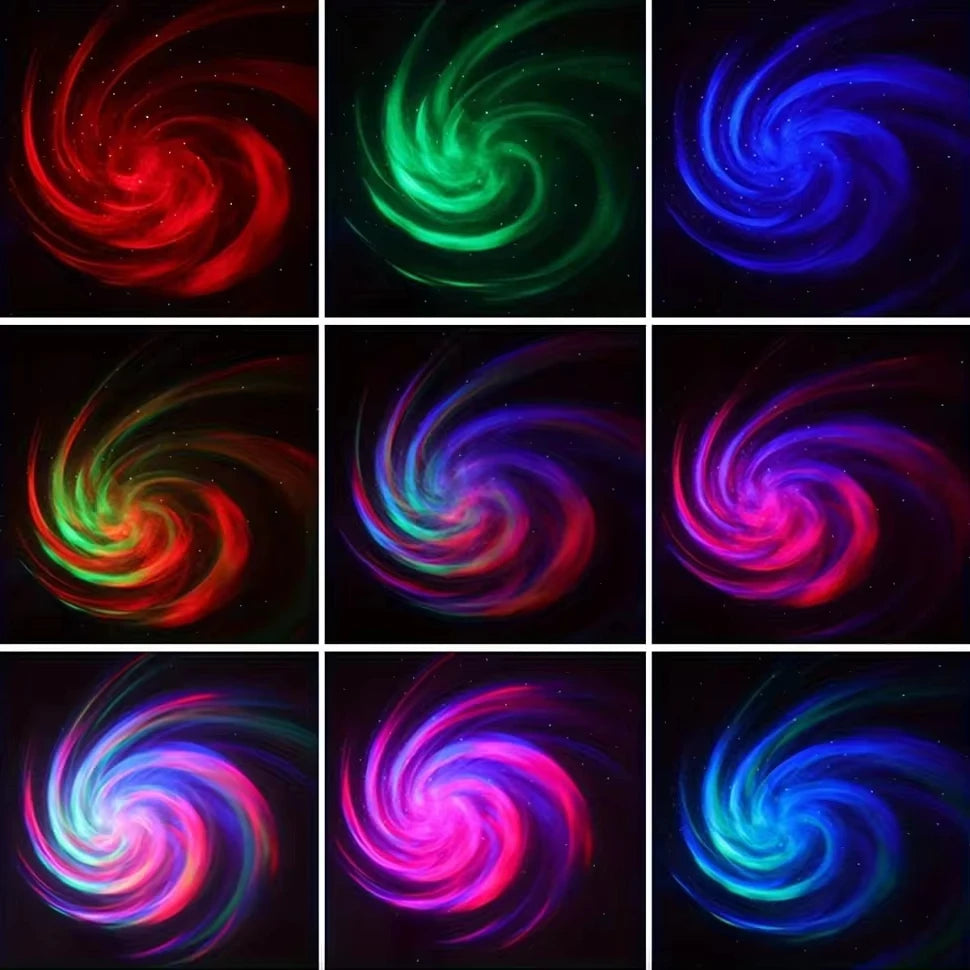LED Galaxy Sky Projector Night Light with Remote Control