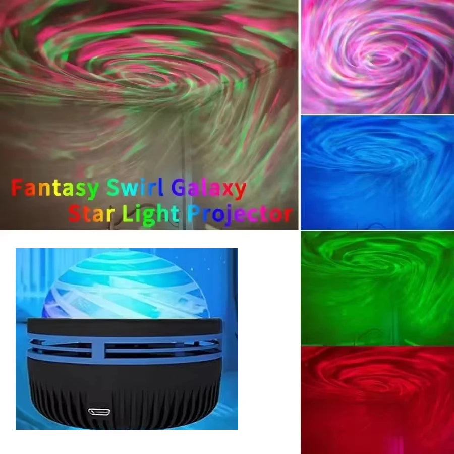 LED Galaxy Sky Projector Night Light with Remote Control