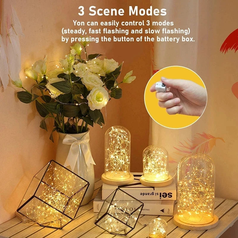 Fairy String Lights | Battery Powered with 3 Lighting Modes