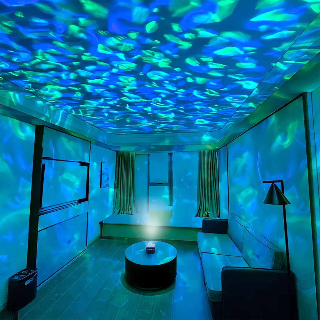 Water Ripple RGB Atmosphere Projector Lamp with Remote Control
